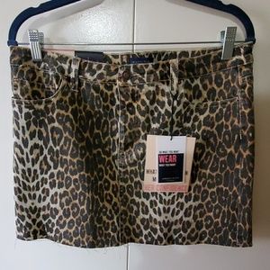 Cheetah Mini Skirt